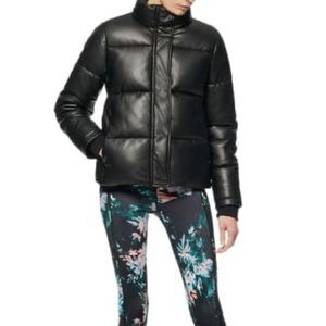 🙃NWT Andrew Marc Faux Leather Puffer Jacket🙃